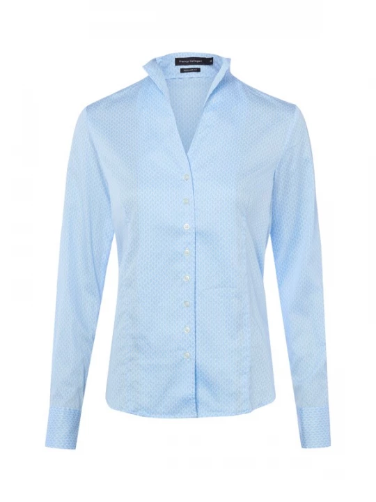 Foto van product Franco Callegari Blouse lichtblauw / wit