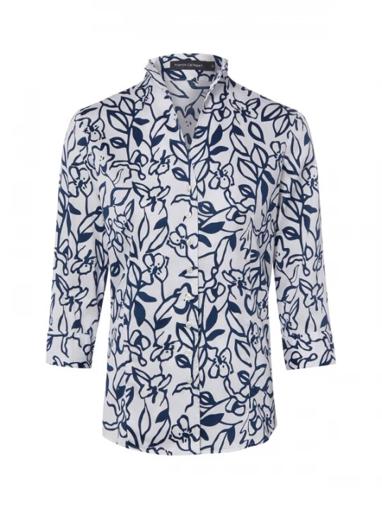 Foto van product Franco Callegari Blouse marine / wit