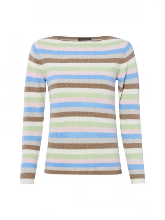 Foto van product Franco Callegari Trui crème / lichtblauw / taupe / lichtgroen