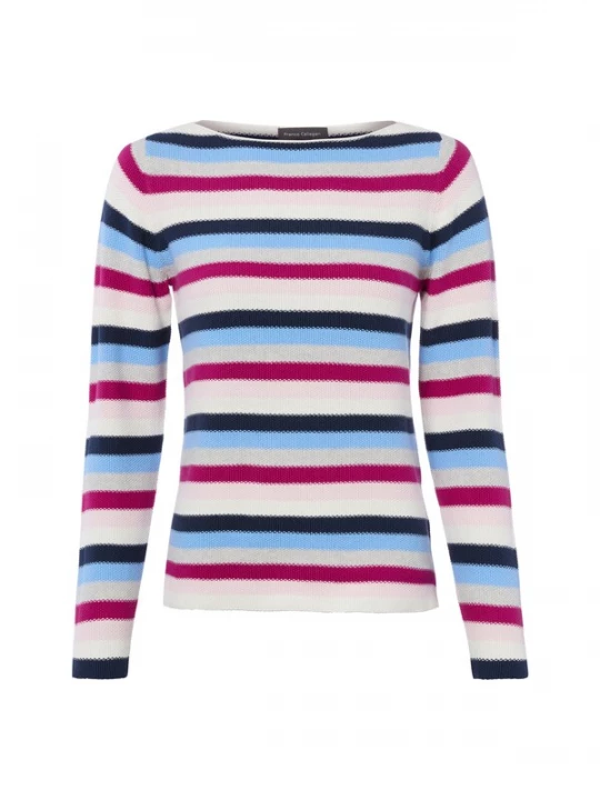 Foto van product Franco Callegari Trui ecru / blauw / rood