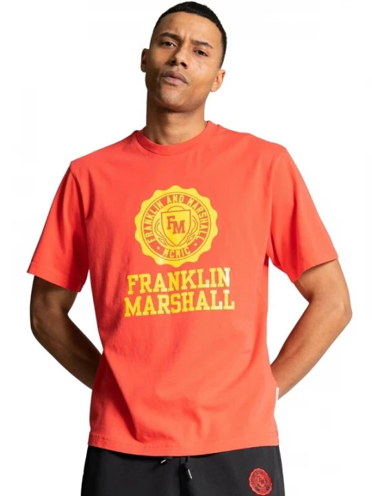 Foto van product FRANKLIN & MARSHALL Shirt geel / kreeft
