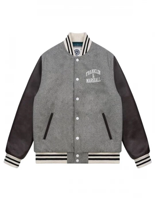 Foto van product FRANKLIN & MARSHALL Tussenjas grijs / donkergrijs / zwart / wit