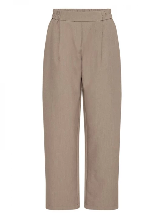 Foto van product Fransa Bandplooibroek 'FRAbigail' taupe
