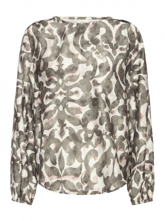 Foto van product Fransa Blouse 'ARIANA' beige / kaki