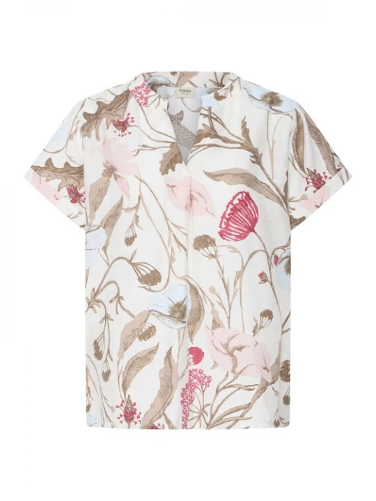 Foto van product Fransa Blouse 'ARIANA' gemengde kleuren / wit