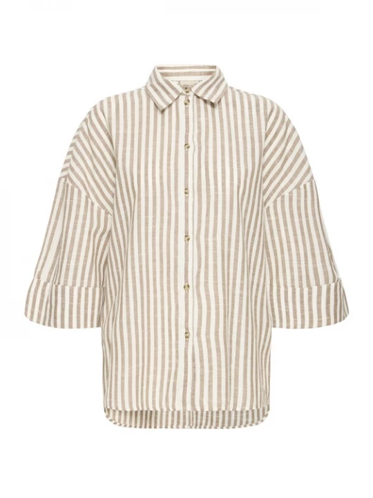 Foto van product Fransa Blouse 'FRPHEBE SH 1' beige / wit