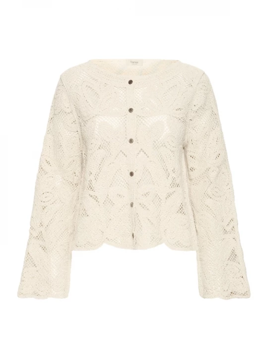 Foto van product Fransa Blouse 'FRPRIM CAR 1' eierschaal