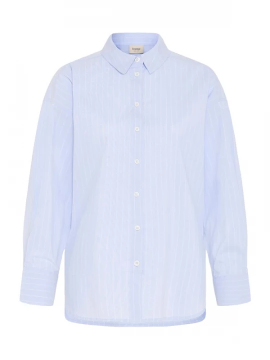 Foto van product Fransa Blouse 'FRZane' lichtblauw / wit