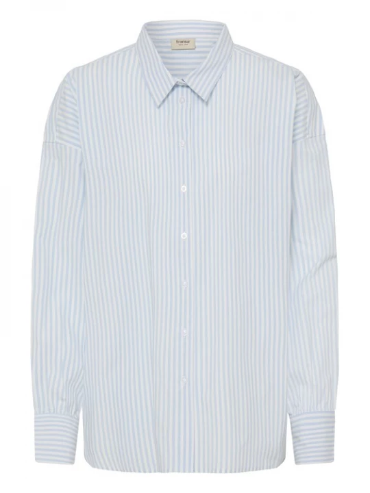 Foto van product Fransa Blouse 'FRZASHIRT' lichtblauw / wolwit