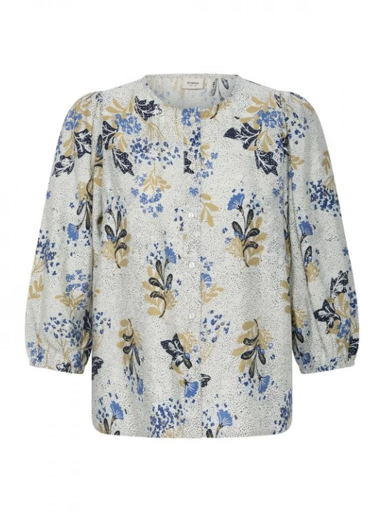 Foto van product Fransa Blouse 'SERENA' blauw / gemengde kleuren