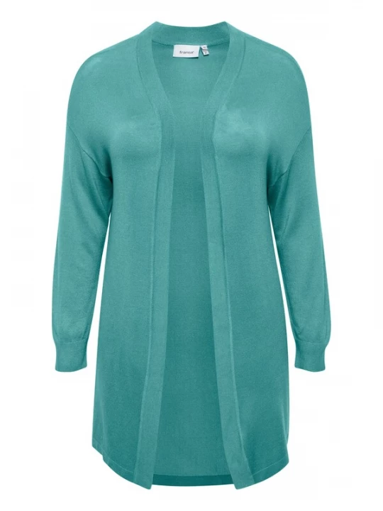 Foto van product Fransa Curve Gebreid vest 'BLUME CAR 1' blauw