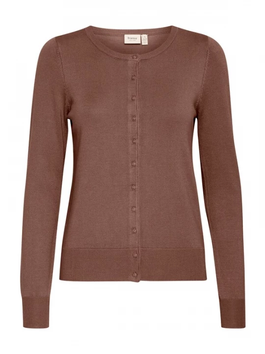 Foto van product Fransa Gebreid vest bruin