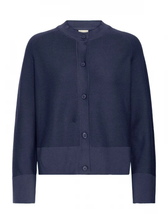 Foto van product Fransa Gebreid vest 'FRSINJA' navy