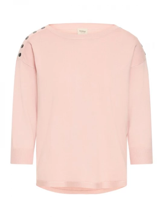 Foto van product Fransa Gebreid vest 'FRZUBASIC' rosa