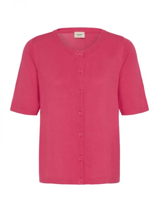 Foto van product Fransa Gebreid vest pitaja roze
