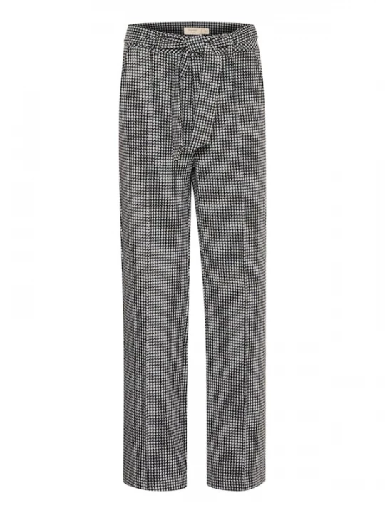 Foto van product Fransa Pantalon 'BLENDA' zwart / offwhite