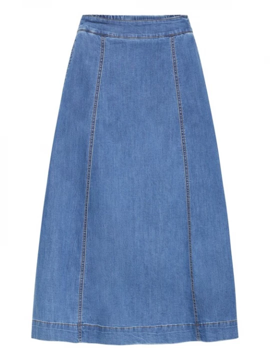 Foto van product Fransa Rok blauw denim