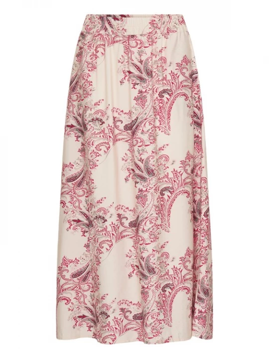 Foto van product Fransa Rok 'DARA' beige / pink