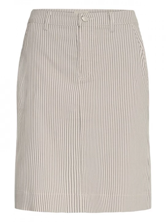 Foto van product Fransa Rok 'FREna' beige / donkerbeige