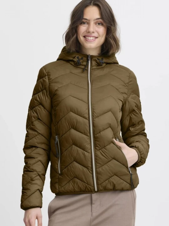 Foto van product Fransa Tussenjas 'Fransa FRPADMA JA1 Dames Hood Jas' bruin