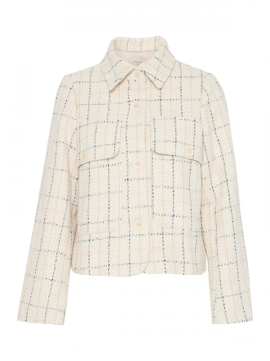 Foto van product Fransa Tussenjas ' FRCHANI JA 1 ' beige / blauw