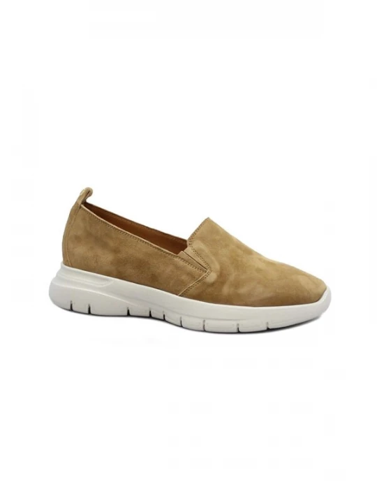Foto van product Frau Slip-on 'FRAU 43B7 daino scarpe donna sneakers slip-on elasticizzata pelle' lichtbruin
