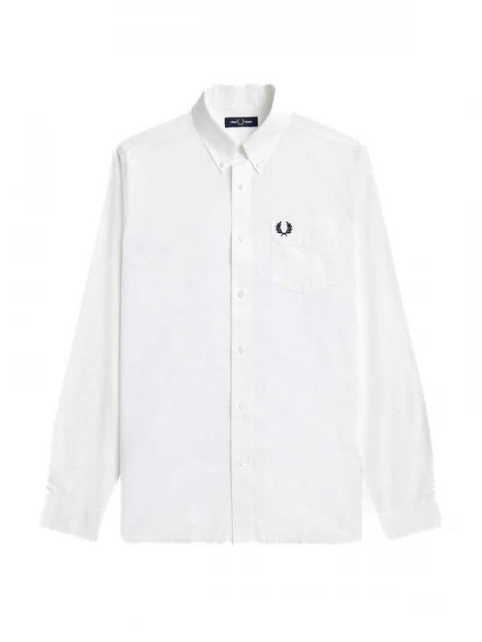 Foto van product Fred Perry Overhemd navy / wit