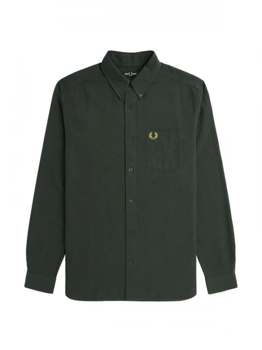 Foto van product Fred Perry Overhemd olijfgroen