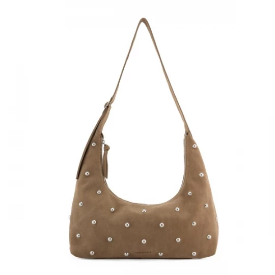 Foto van product FREDsBRUDER Schoudertas 'Endless Beads' taupe