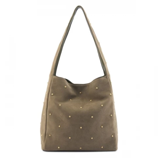 Foto van product FREDsBRUDER Schoudertas 'The Beaded One' olijfgroen