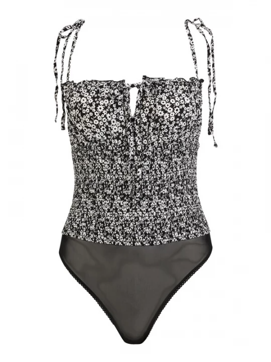Foto van product Free People Shirt body zwart / wit