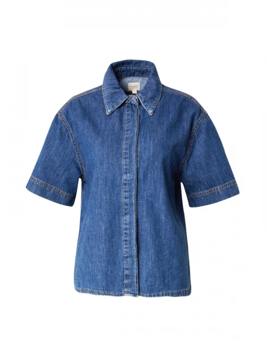 Foto van product FRENCH CONNECTION Blouse 'FINLEY' blauw denim