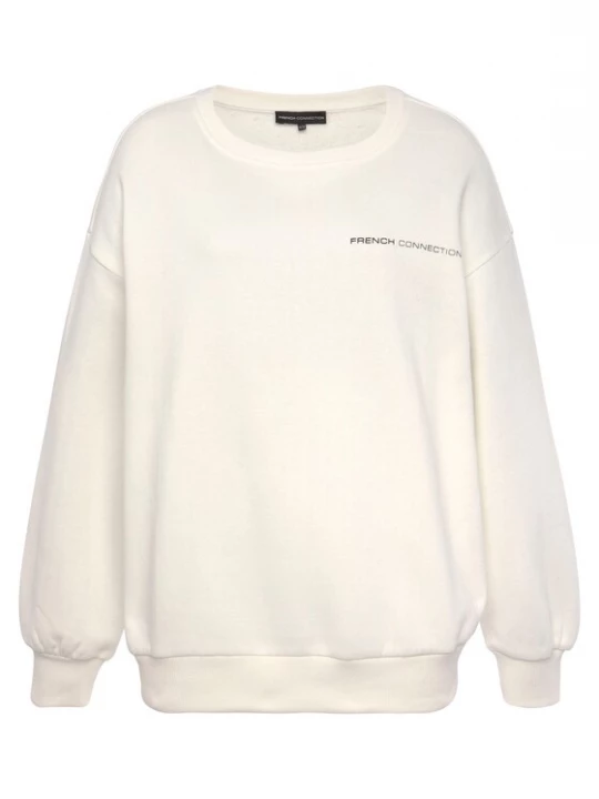 Foto van product FRENCH CONNECTION Sweatshirt zwart / offwhite