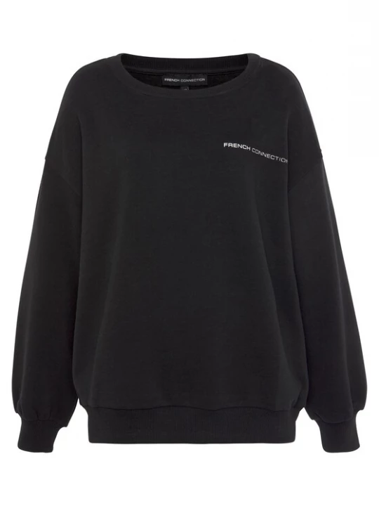 Foto van product FRENCH CONNECTION Sweatshirt zwart / wit