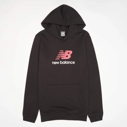 Foto van product French Terry Stacked Logo Hoodie New Balance zwart