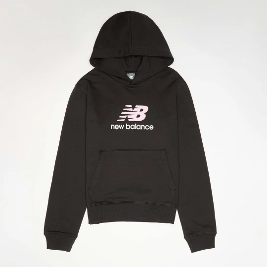 Foto van product French Terry Stacked Logo Hoodie New Balance zwart