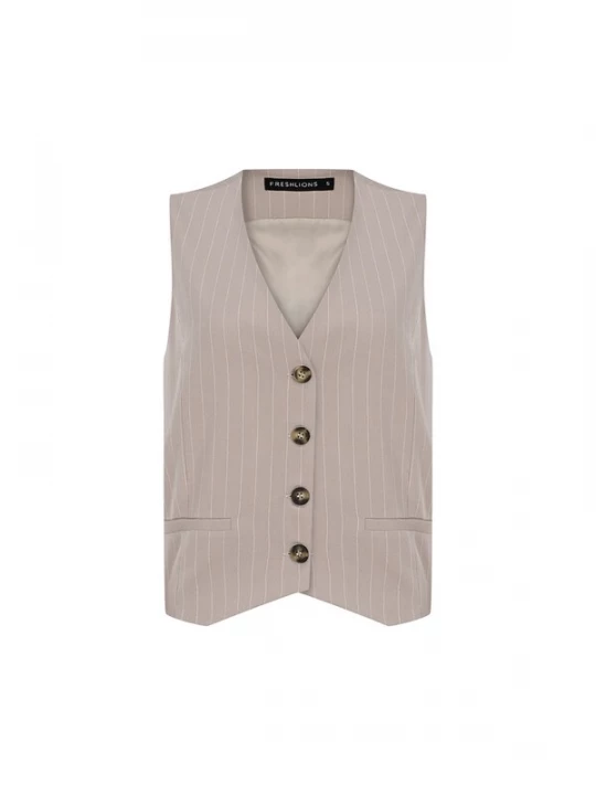 Foto van product FRESHLIONS Gilet 'Velvet' beige / eierschaal