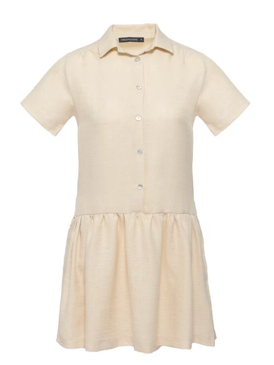 Foto van product FRESHLIONS Jurk 'Corin' beige