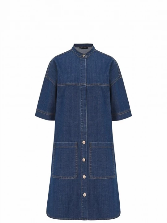 Foto van product FRESHLIONS Jurk 'Josy' blauw denim