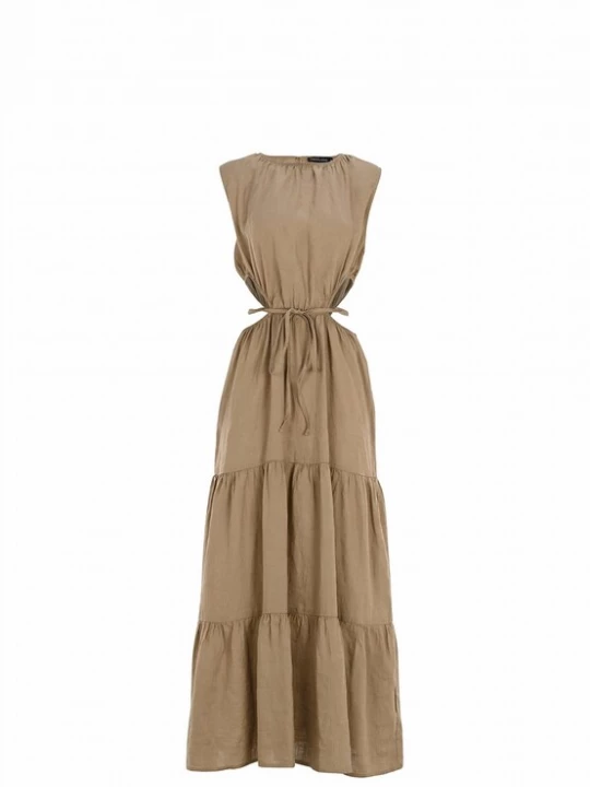 Foto van product FRESHLIONS Jurk 'Lilia' bruin