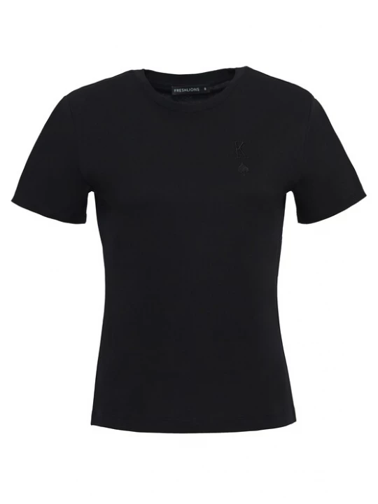 Foto van product FRESHLIONS Shirt 'Embroidere' zwart