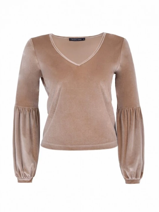 Foto van product FRESHLIONS Shirt 'Viveka' beige