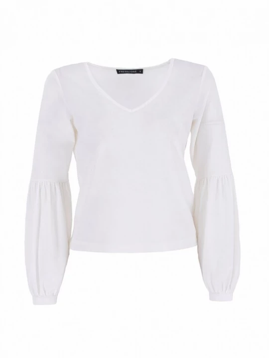 Foto van product FRESHLIONS Shirt 'Viveka' wit