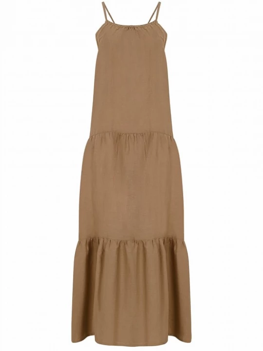 Foto van product FRESHLIONS Zomerjurk 'Jeanna' bruin