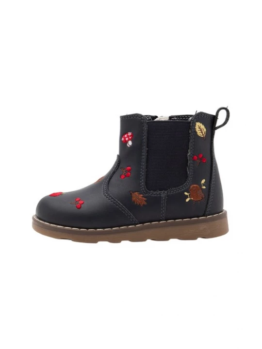 Foto van product Friboo Laarzen donkerblauw / bruin / donkerrood