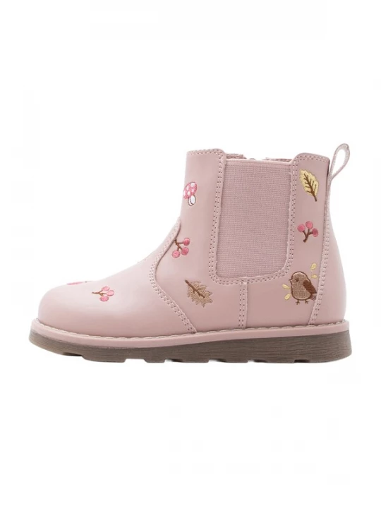 Foto van product Friboo Laarzen mokka / pink / lichtroze / wit