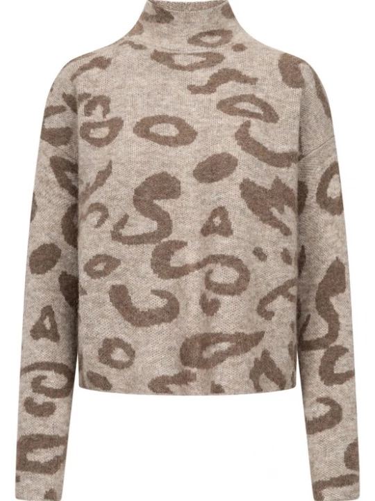 Foto van product Frieda & Freddies NY Trui lichtbeige / bruin