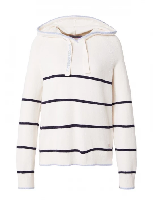 Foto van product Frieda & Freddies NY Trui zwart / offwhite