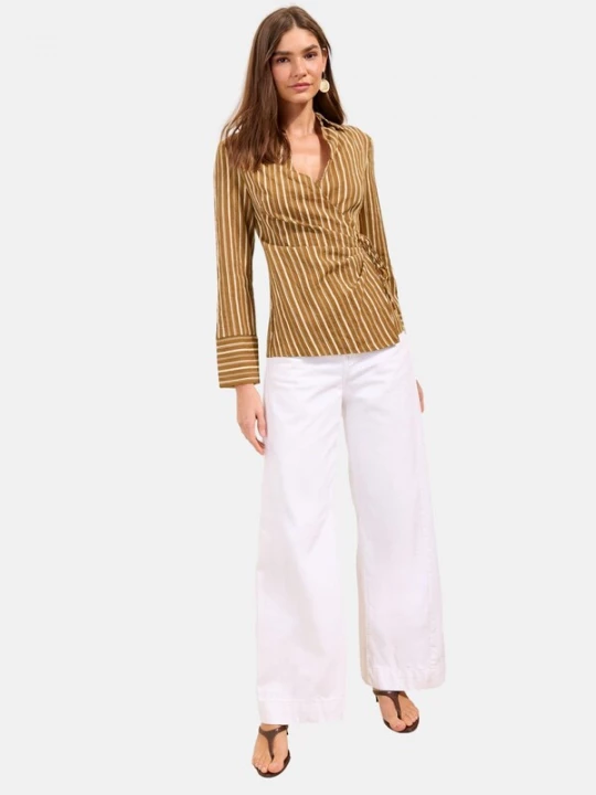 Foto van product Friends Like These Blouse bruin / wit