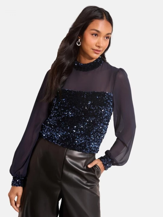 Foto van product Friends Like These Blouse navy